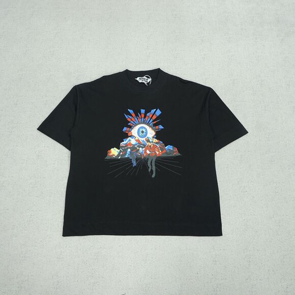 House of Errors Black Graphic Print Short Sleeves - Picture 1 of 10